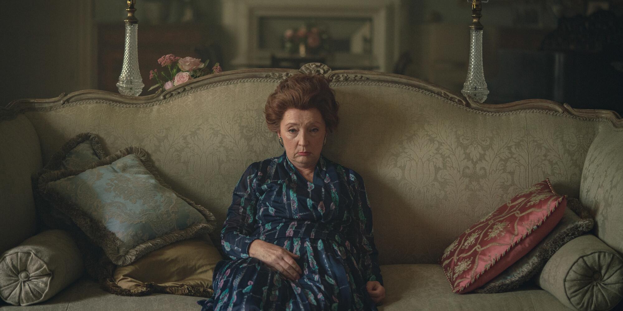 Lesley Manville as Princess Margaret in "The Crown."