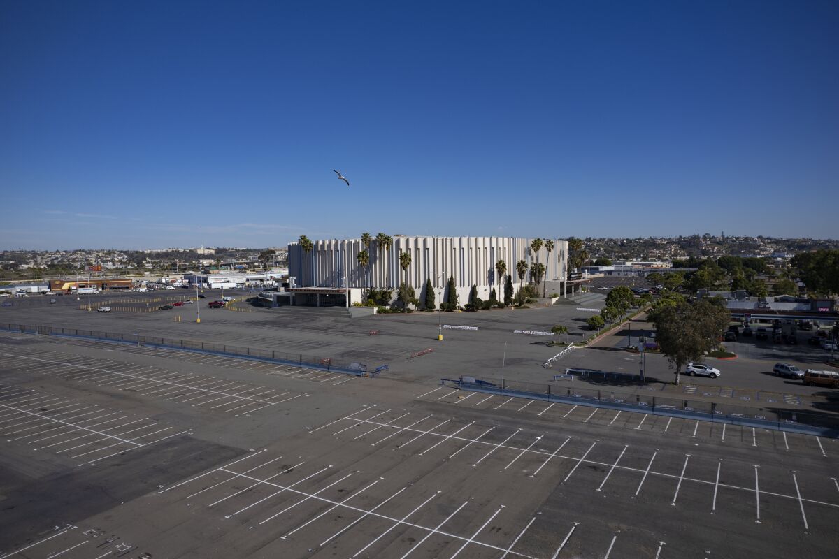 San Diego's sports arena site.