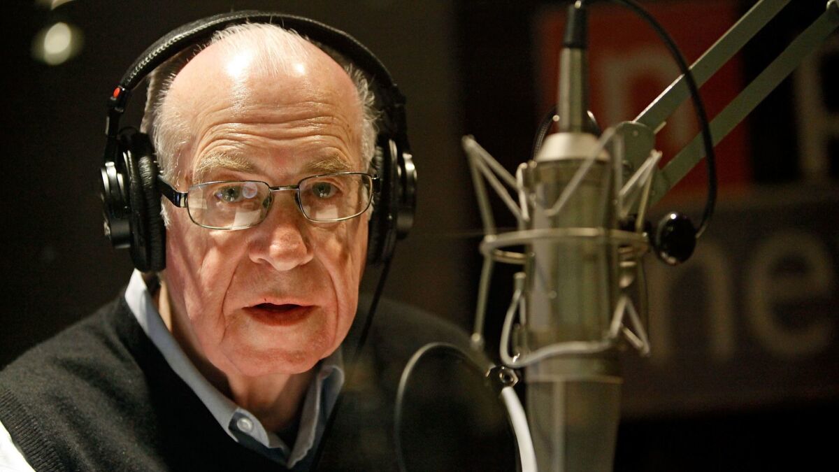 NPR newscaster Carl Kasell, best known for his work on NPR's "Morning Edition" and "Wait Wait...Don't Tell Me!" in a career spanning decades, has died at the age of 84.