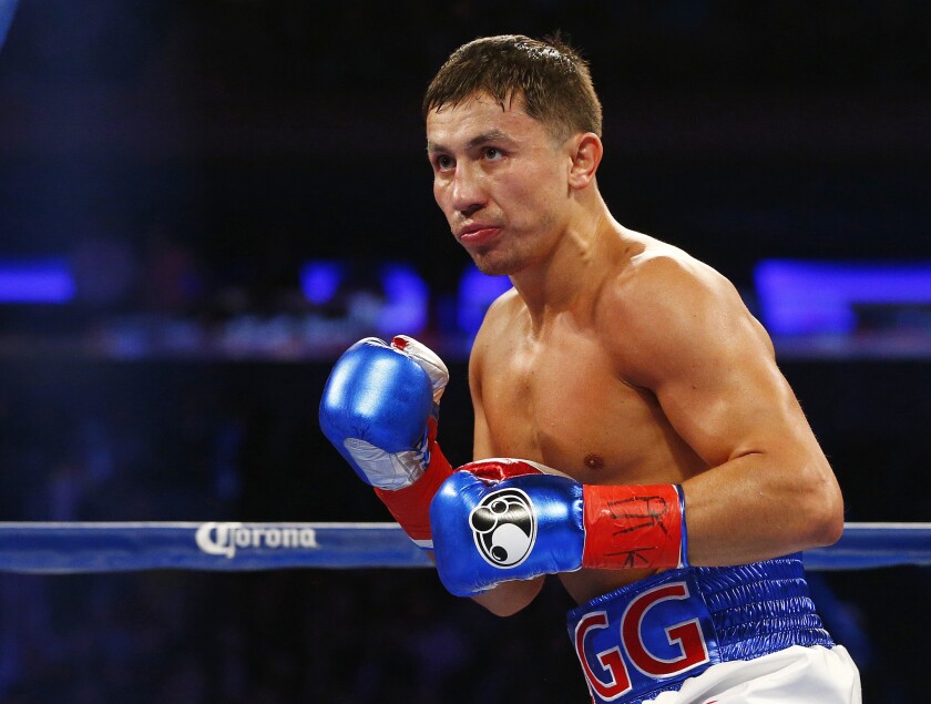 Gennady Golovkin, pictured, fights David Lemieux at Madison Square Garden on Oct. 17.