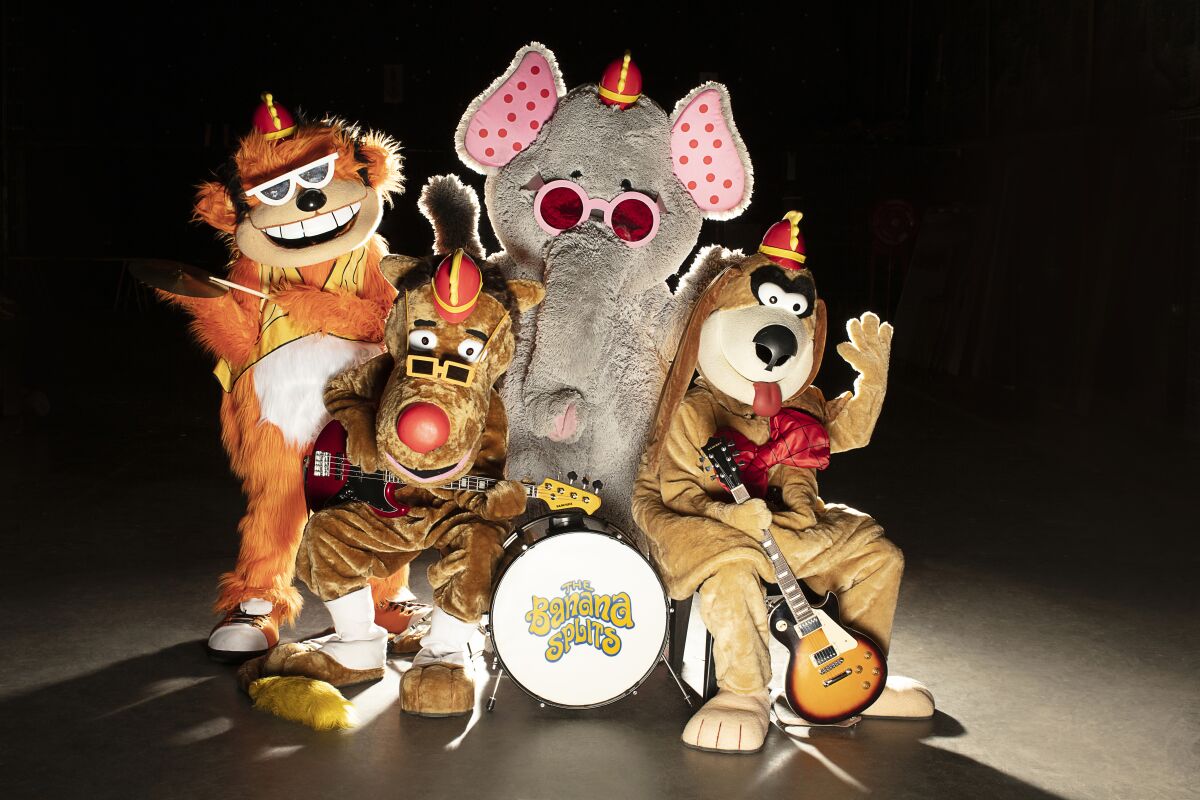 A classic kids' TV show takes a dark turn in “The Banana Splits Movie” on Syfy.