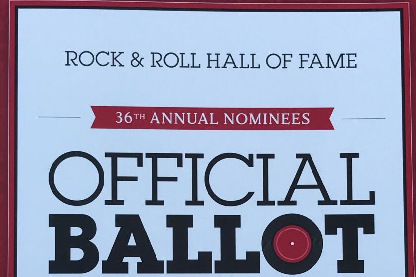 The 2021 Rock & Roll Hall of Fame ballot
