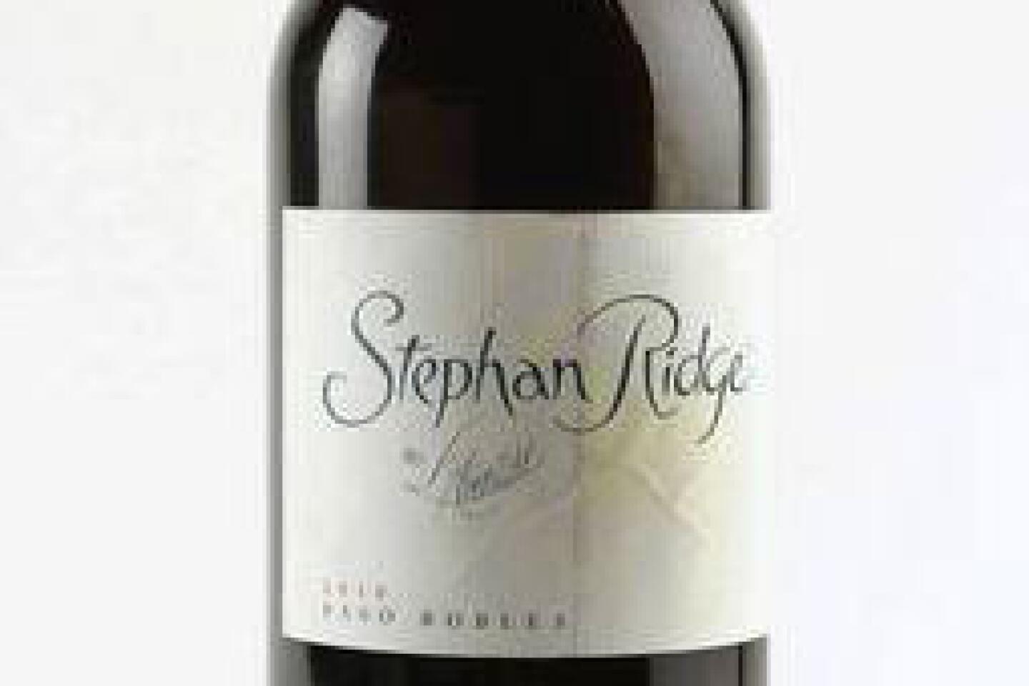 2010 Stephan Vineyards ‘Stephan Ridge by L’Aventure’: Wine of the Week