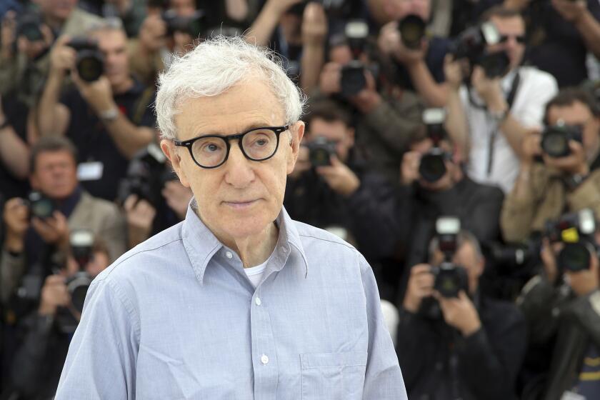 Director Woody Allen poses for photographers during a photo call for the film "Cafe Society" at the 69th international film festival in Cannes.