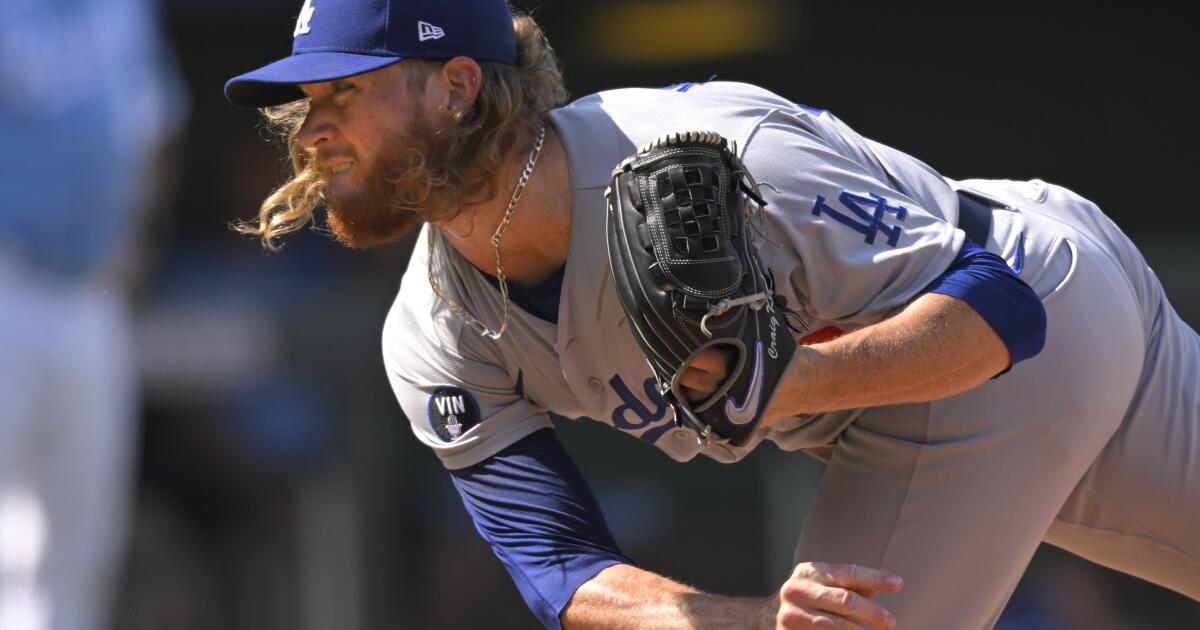 Dodgers closer Craig Kimbrel tries to clean up his mechanics - Los Angeles  Times