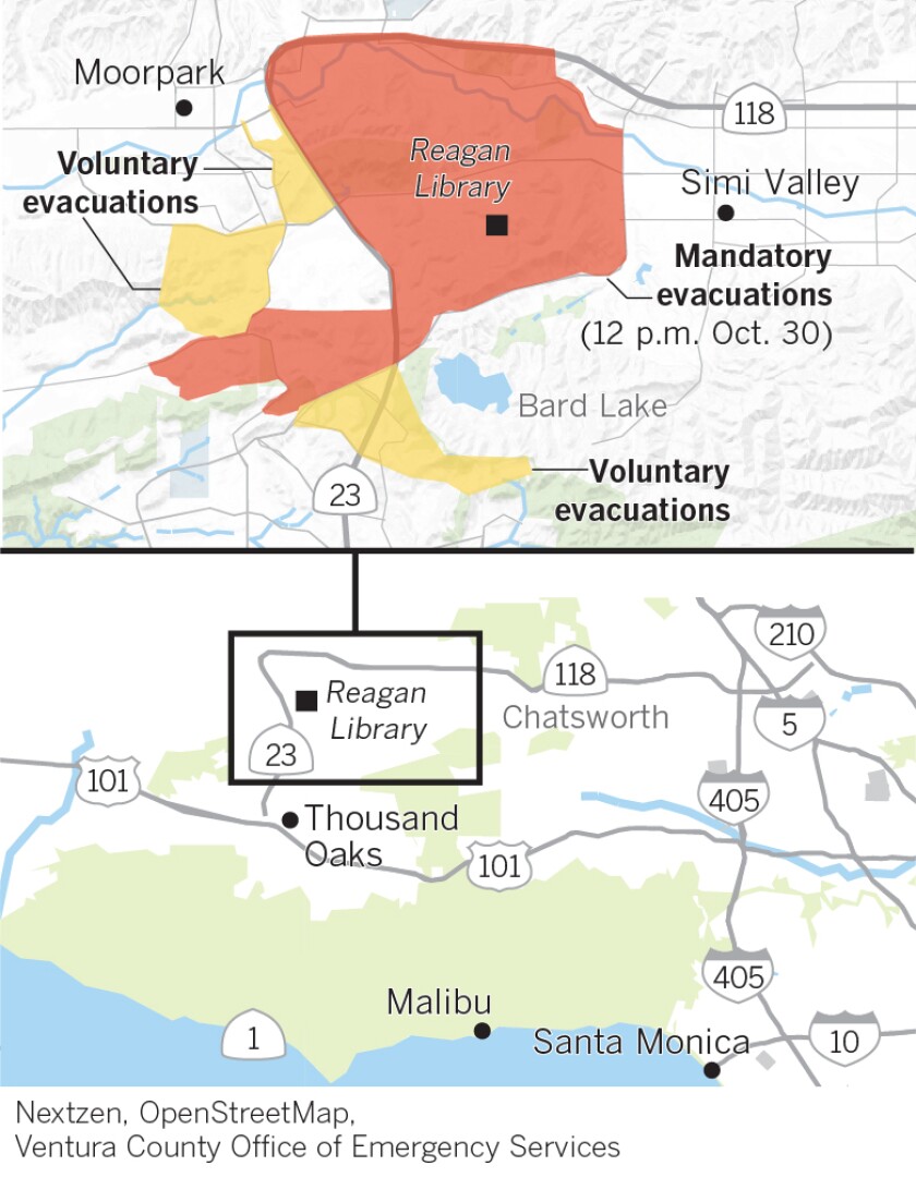 Thousand Oaks Fire Map Thousand Oaks Fire Map