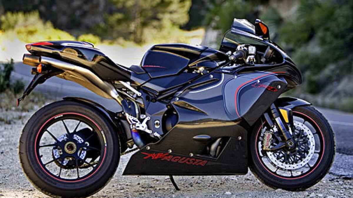 At $120,000, the MV Agusta F4CC is a rare breed of sport bike - Los Angeles  Times