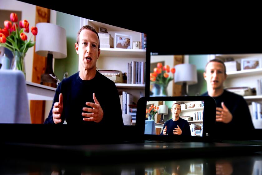 Mark Zuckerberg, chief executive officer of Facebook Inc., speaks during the virtual Facebook Connect event, where the company announced its rebranding as Meta, in New York, U.S., on Thursday, Oct. 28, 2021. A major theme at the annual conference will be the company's ambitions for the so-called metaverse, a new digital space that it believes will supplant smartphone apps as the primary form of online interaction. Photographer: Michael Nagle/Bloomberg via Getty Images