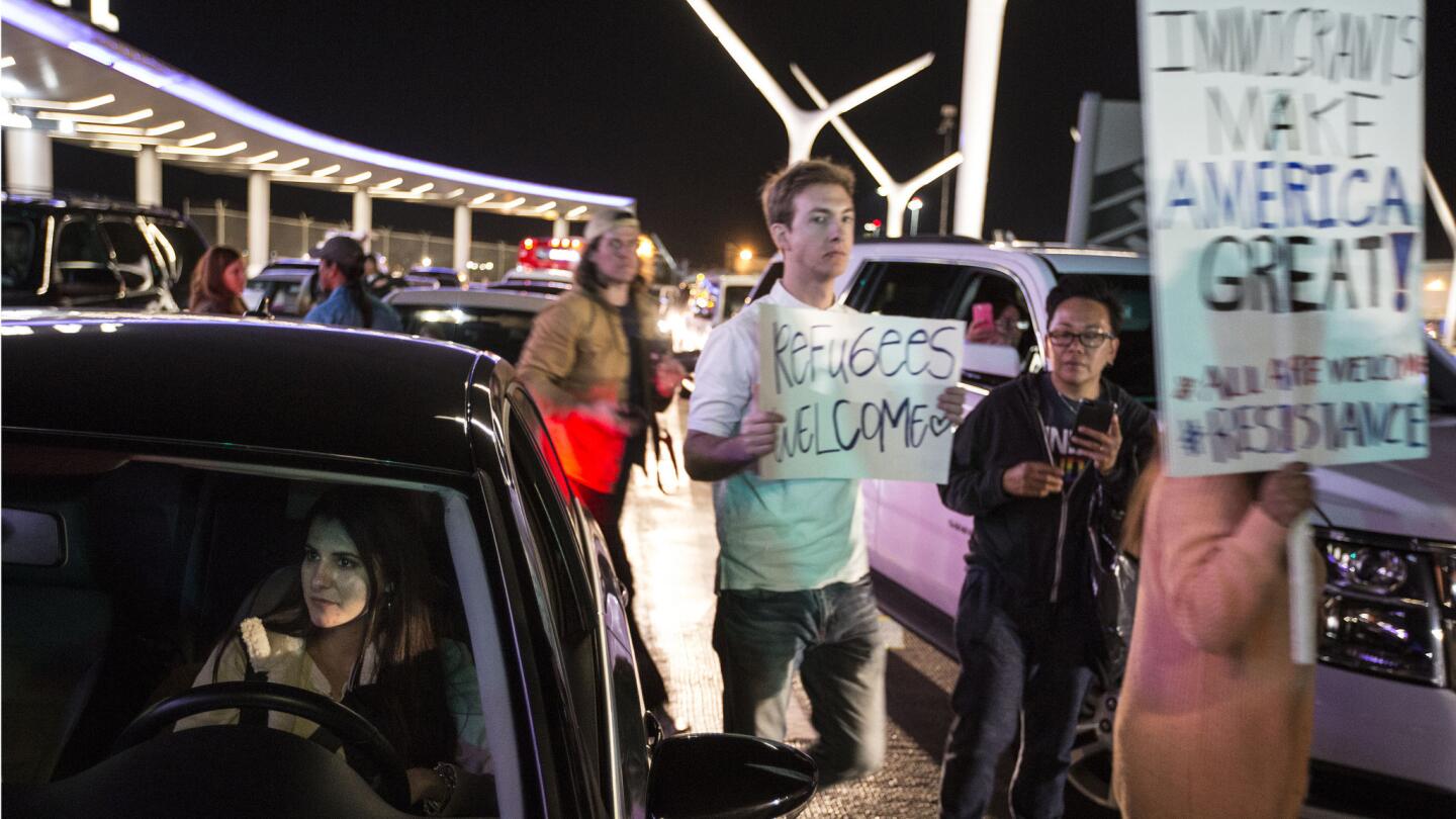 LAX protests