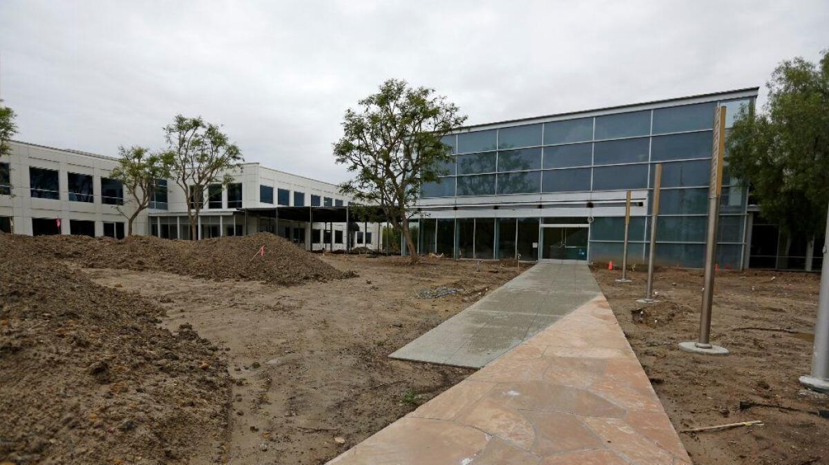 The Chargers' facility in Costa Mesa. 