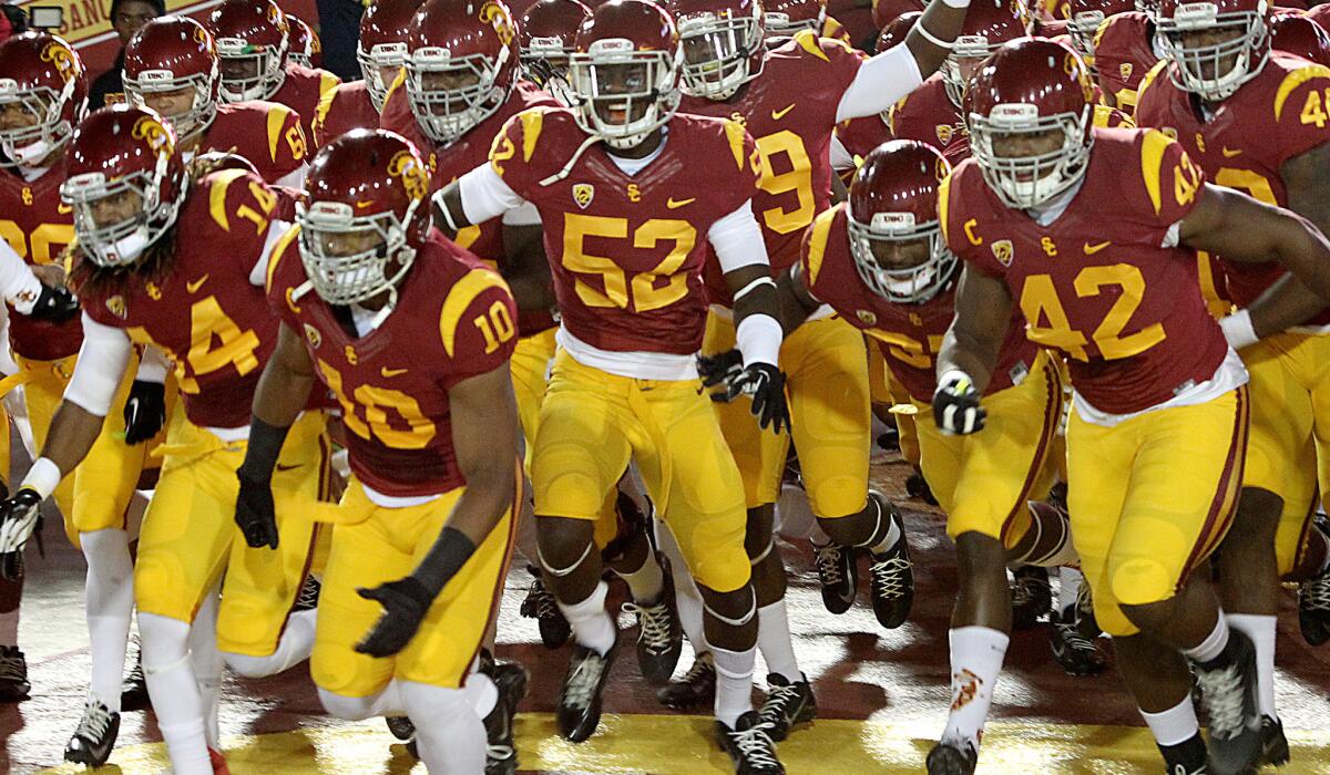 USC's football uniform has changed very little over the decades.