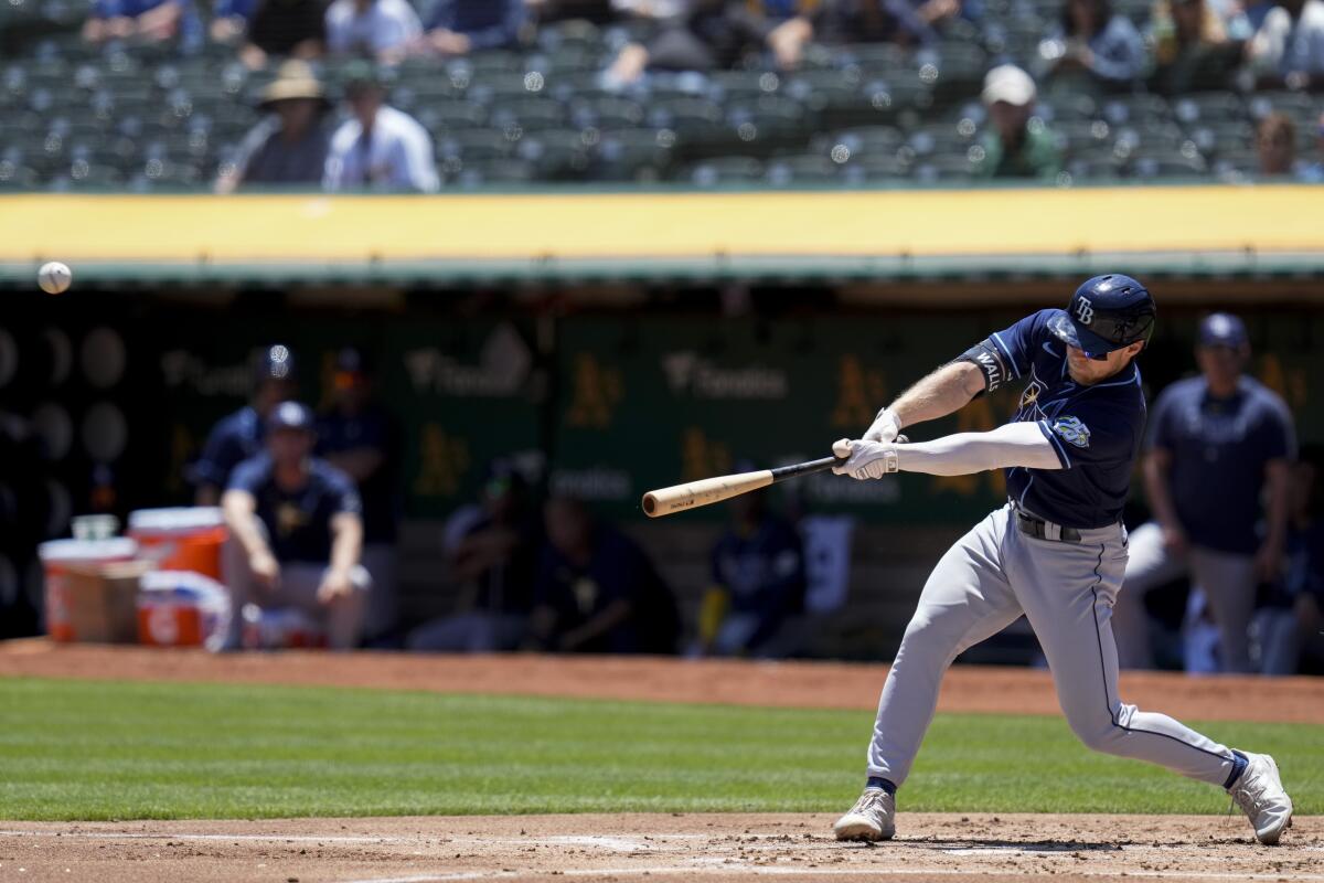 Padres win series as Rays end a rough West Coast road trip