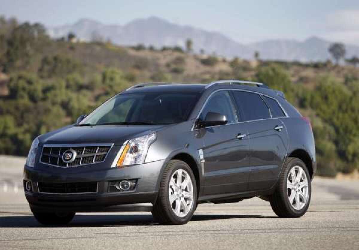 GM is recalling 18,871 model year 2013 Cadillac SRX crossovers equipped with 18-inch rims for a problem in which the wheel nuts might loosen.