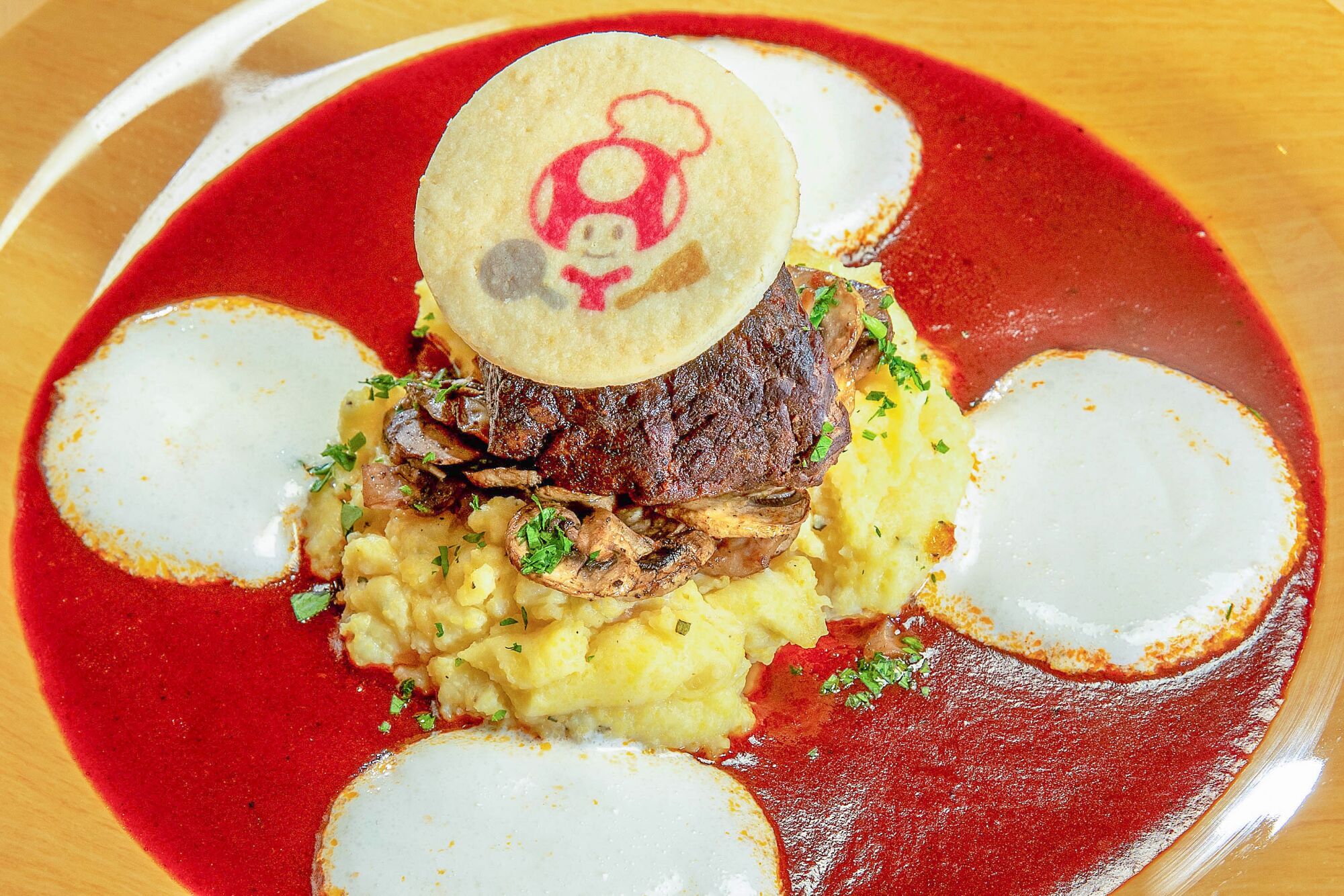 Chef Toad’s Short Rib Special is on the menu at Toadstool Cafe.
