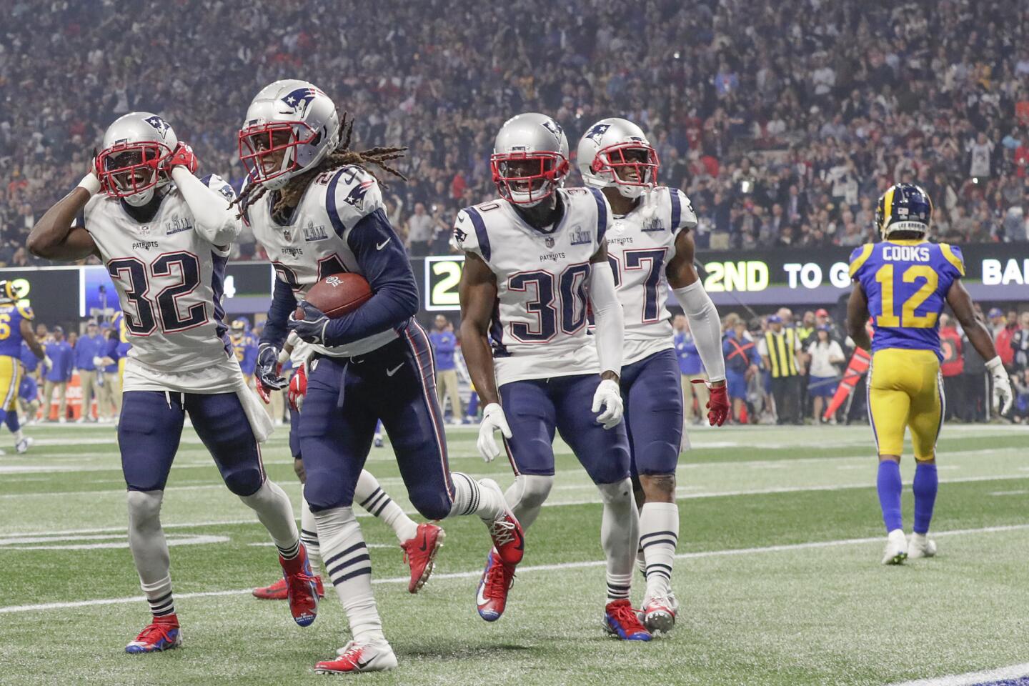 February 3, 2019 Atlanta, GA..Los Angeles Rams wide receiver JoJo Natson  #19 during the Super Bowl LIII between New England Patriots vs Los Angeles  Rams at Mercedes-Benz Stadium in Atlanta, GA on