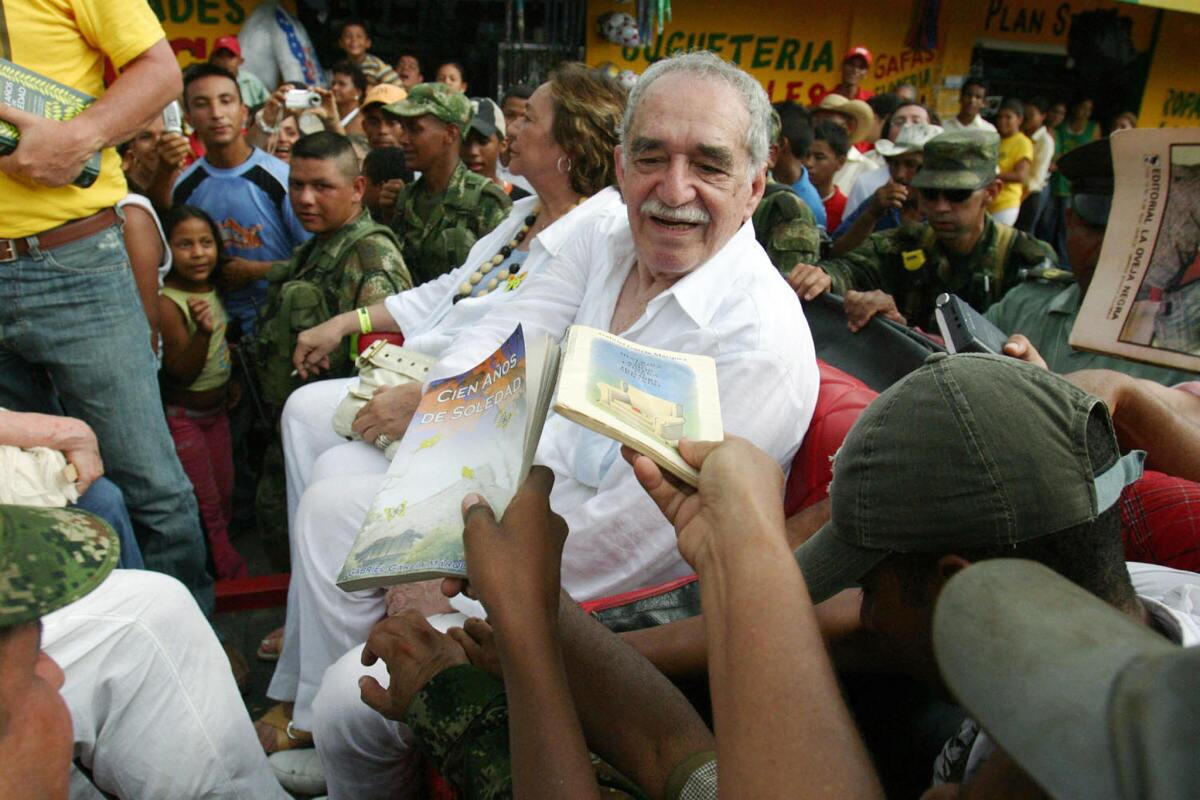 Gabriel Garcia Marquez works, including "Love in the Time of Cholera," will be issued as e-books for the first time.