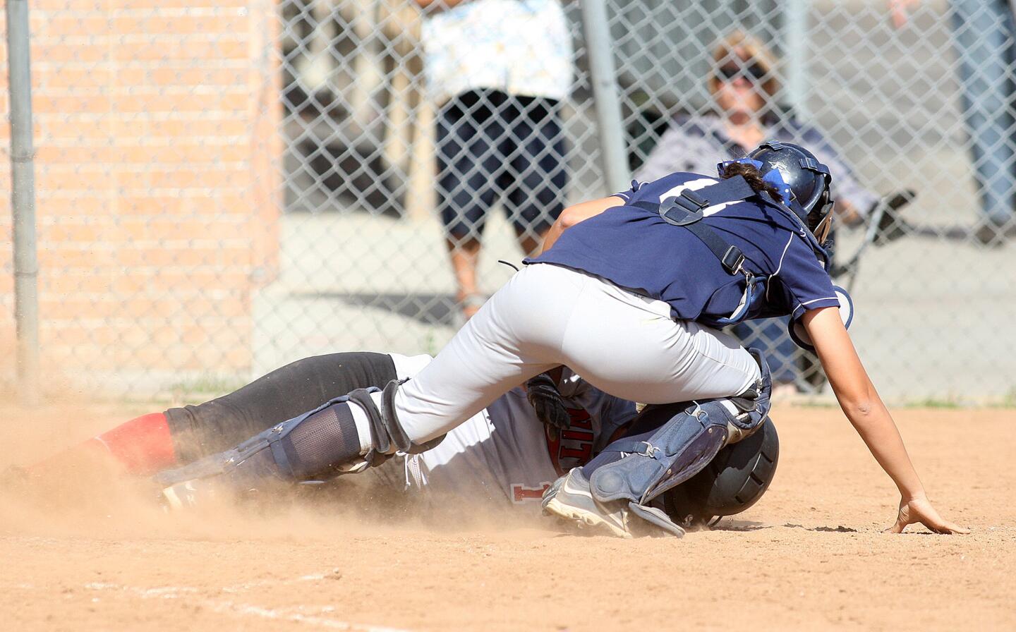 Photo Gallery: Crescenta Valley vs. Glendale league softball