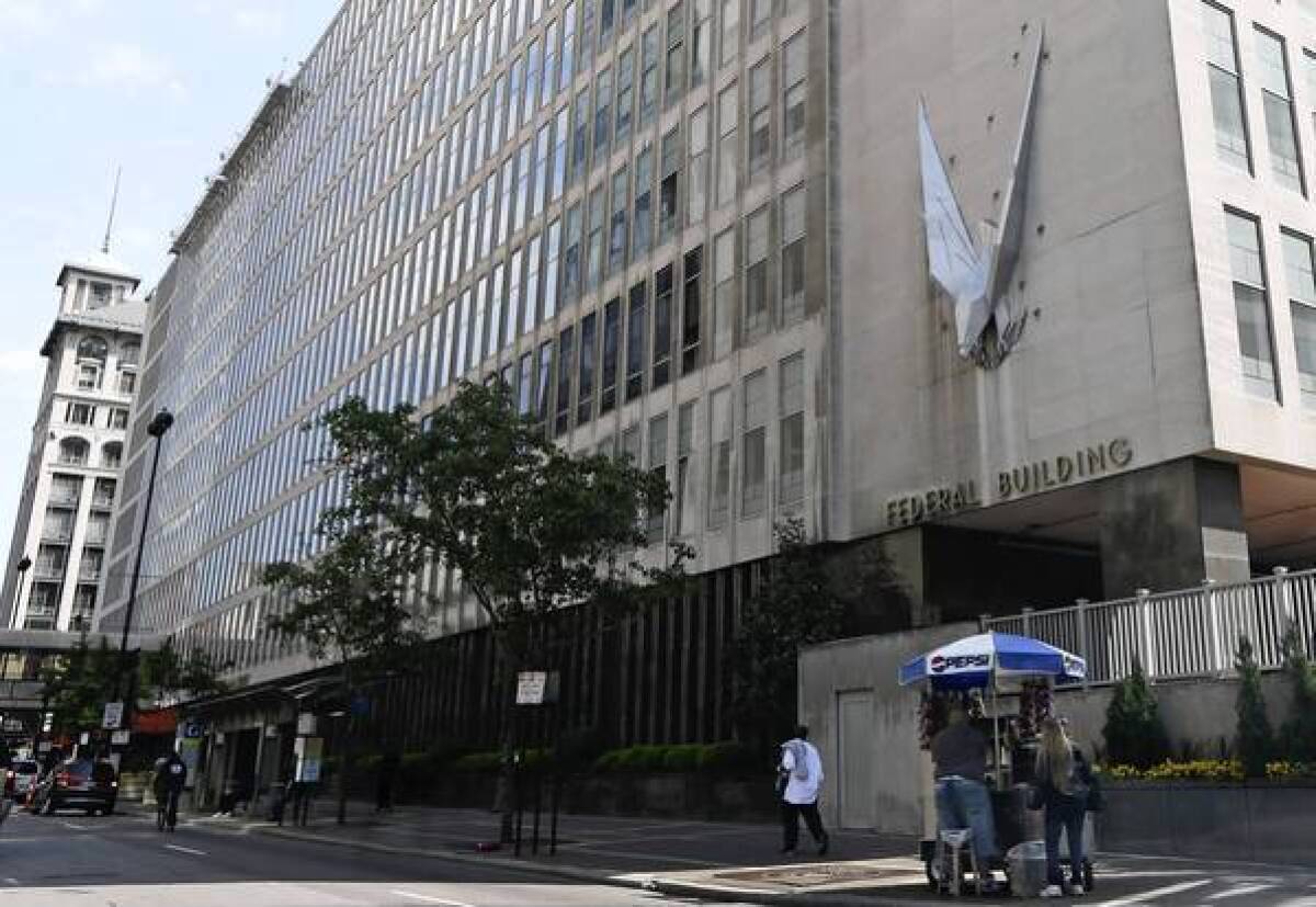 The Cincinnati federal building that houses the city's main IRS offices, where low-level employees have been blamed for improper scrutiny of conservative groups seeking tax-exempt status.