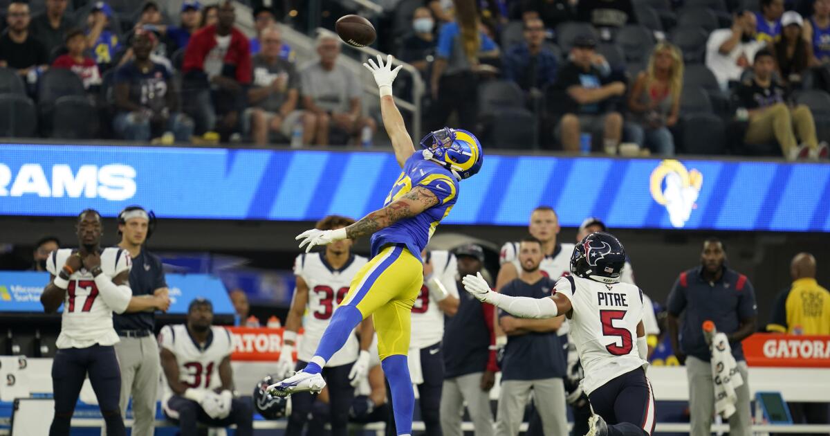 Rams receiver Jacob Harris out for season with knee injury - The