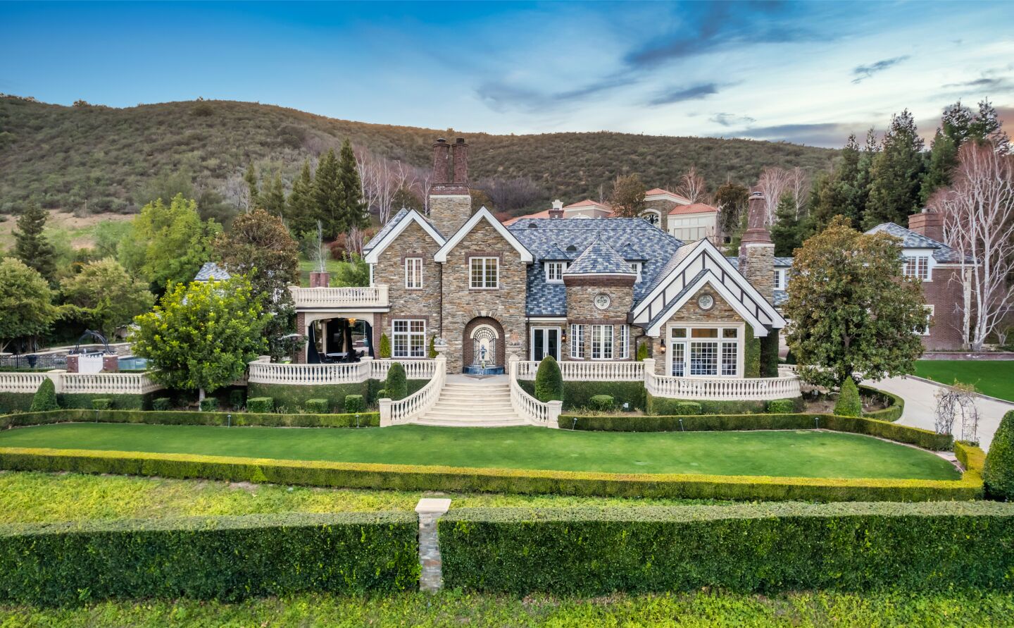 The front of the home.