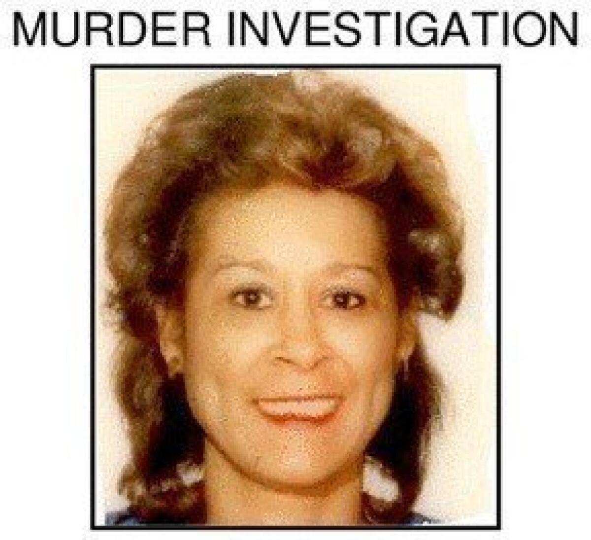 2010 flier seeking information about Aleta Browne's 1988 homicide.