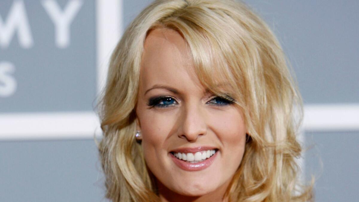 Stormy Daniels says she had a sexual relationship with Donald Trump in 2006.