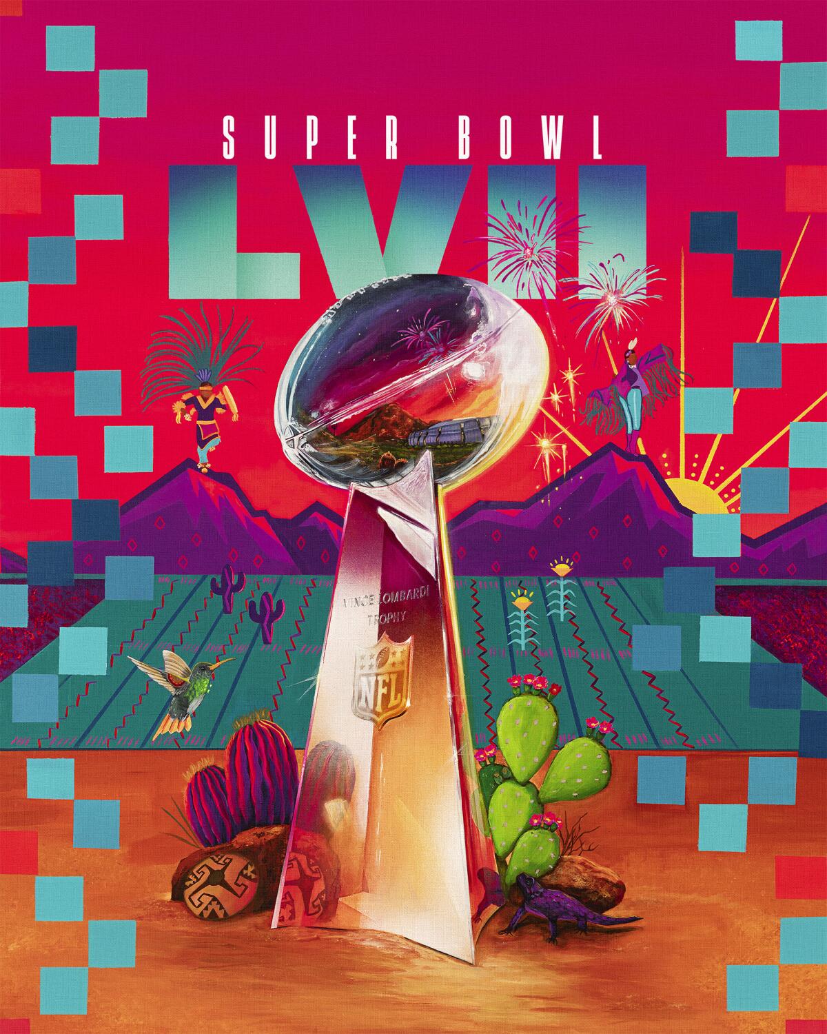 Super Bowl LVII ticket.