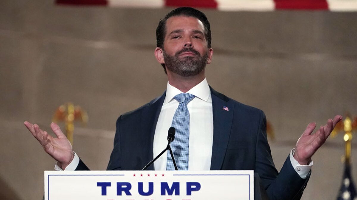 Trump Jr And Guilfoyle Say A Trump Loss Will Lead To Ruin Los Angeles Times