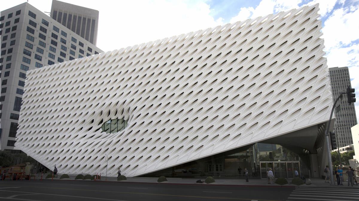 Diller Scofidio + Renfro designed the Broad museum and its eye-catching honeycomb facade, dubbed "the veil."