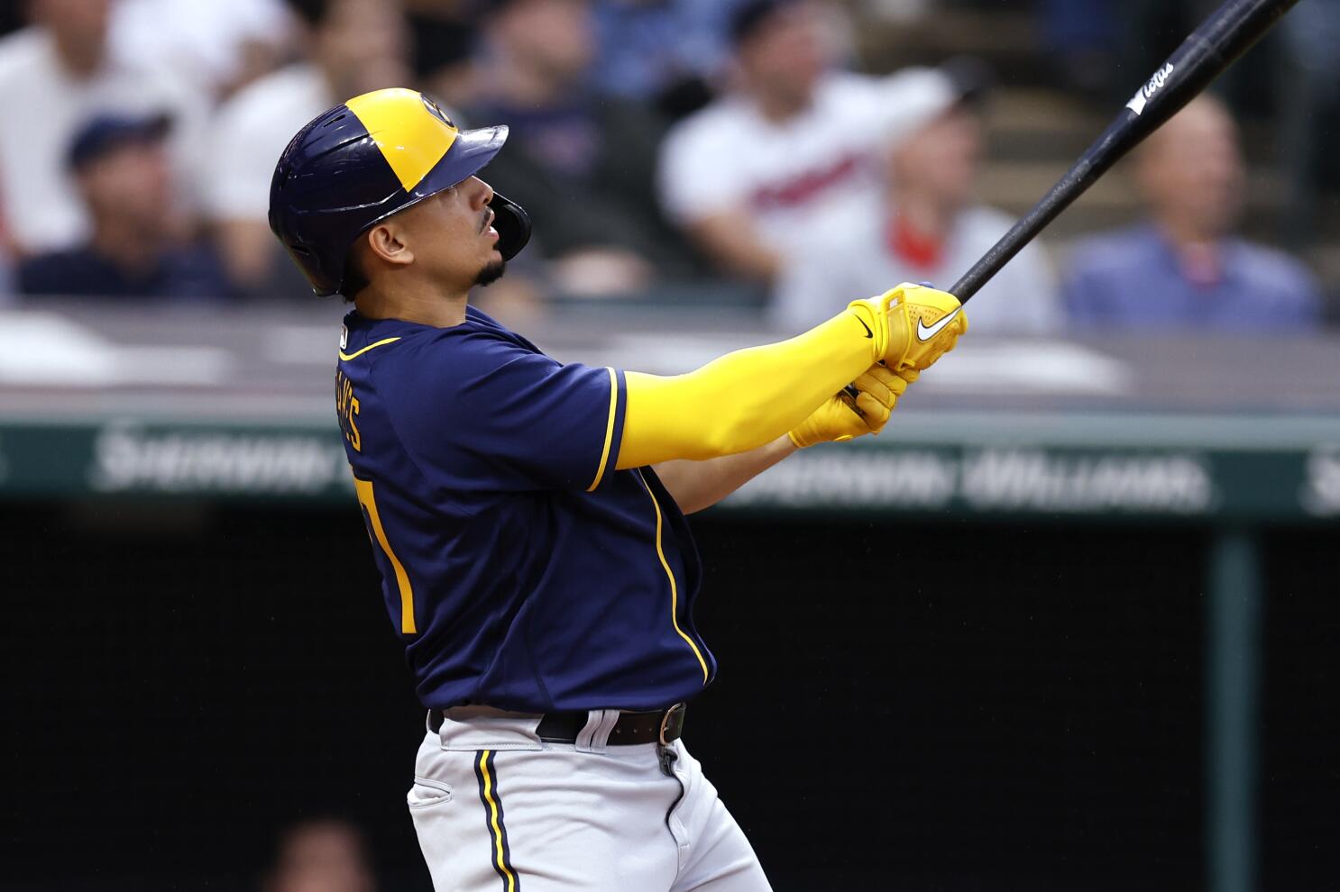 Willy Adames homers twice, drives in five as Brewers down