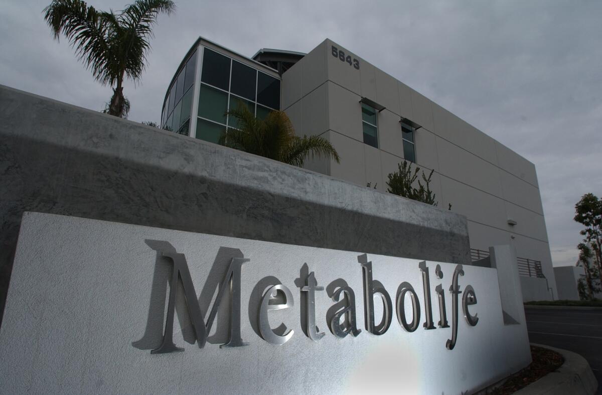 Remember them? Supplements marketer Metabolife was sheltered by DSHEA, but filed for bankruptcy in 2005 over claims its ephedra product injured users.