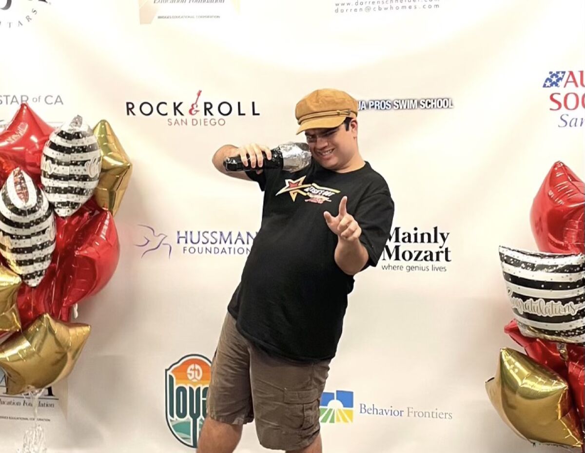 Carson Wehlage is competing in "Autism's Got Talent".