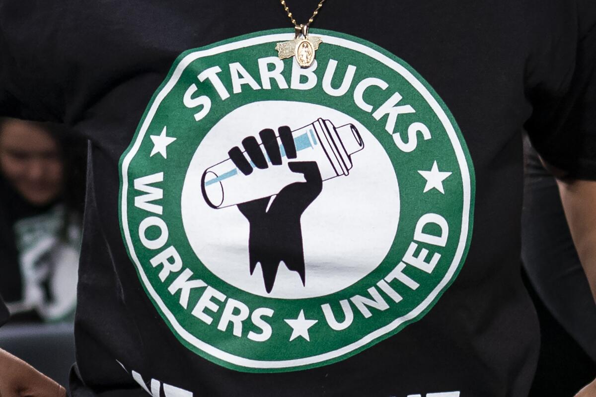 The Starbucks Workers United logo