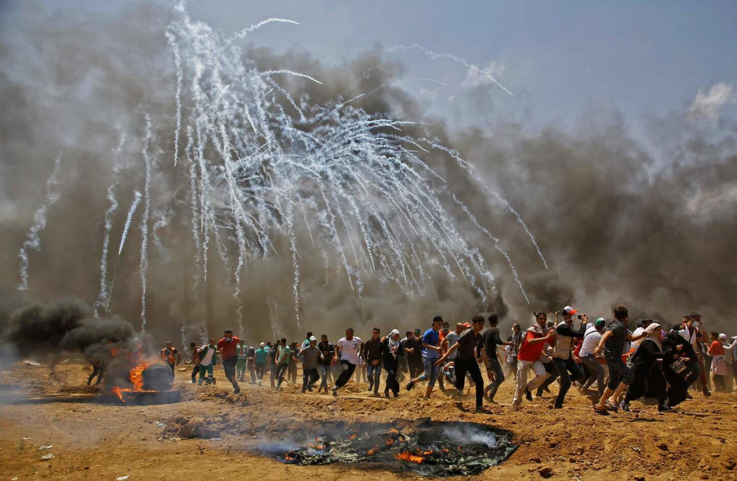 Protest at Gaza-Israeli border