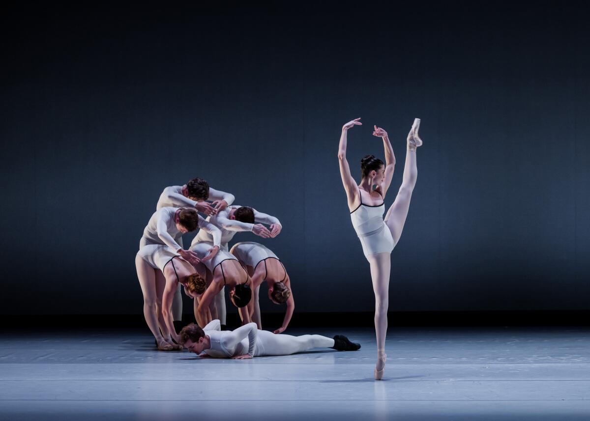 Dancers with Golden State Ballet perform Justin Peck's "In Creases."