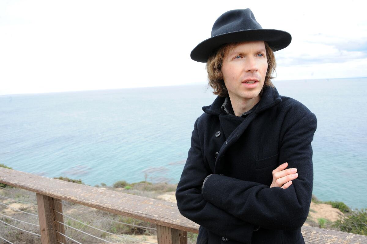 Beck won the Grammy Award for album of the year Sunday.
