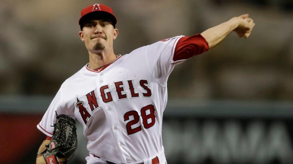 Angels left-hander Andrew Heaney, 25, won't specify when he hopes to return. “I’d like to let other people talk about it,” he said. “I have a goal in mind, but it’s my goal, nobody else’s.”