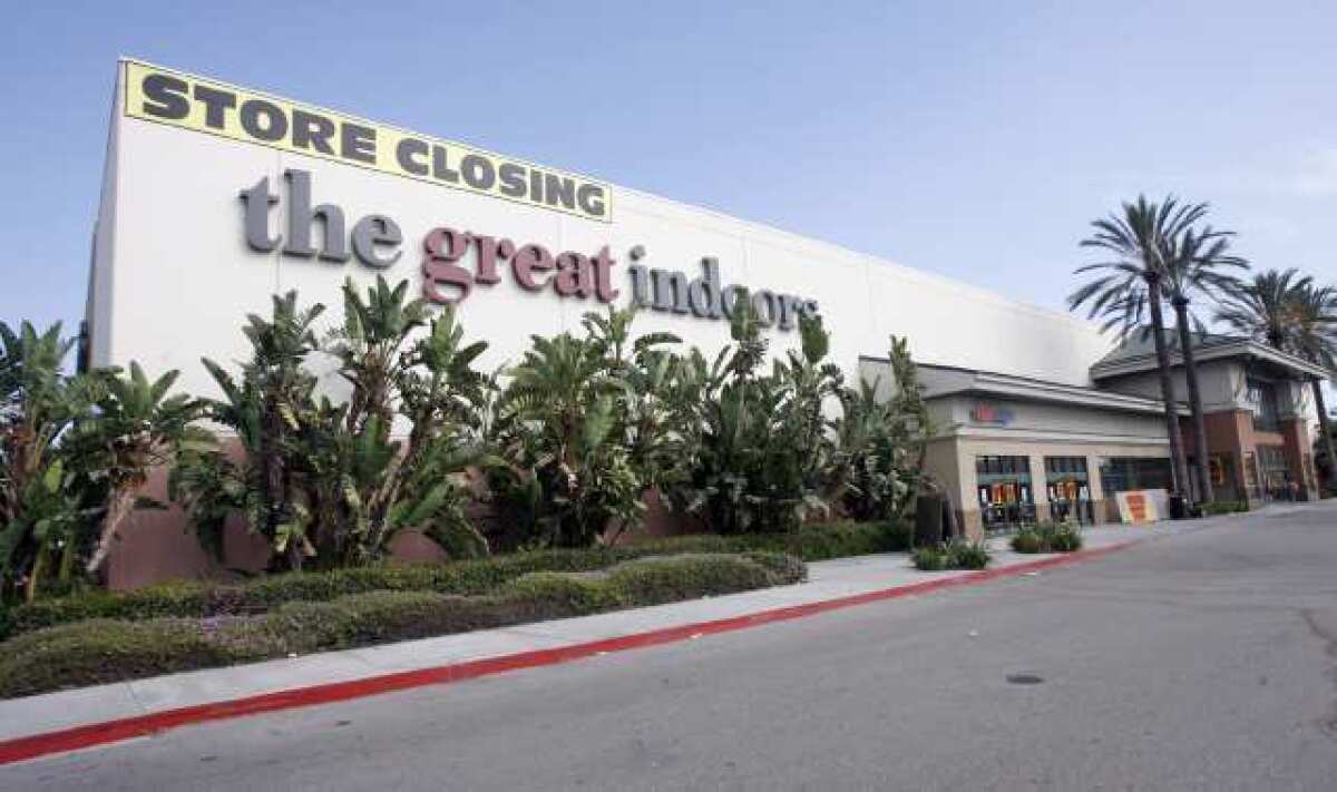 The former Great Indoors site at the Empire Center in Burbank, where Walmart plans to move in.