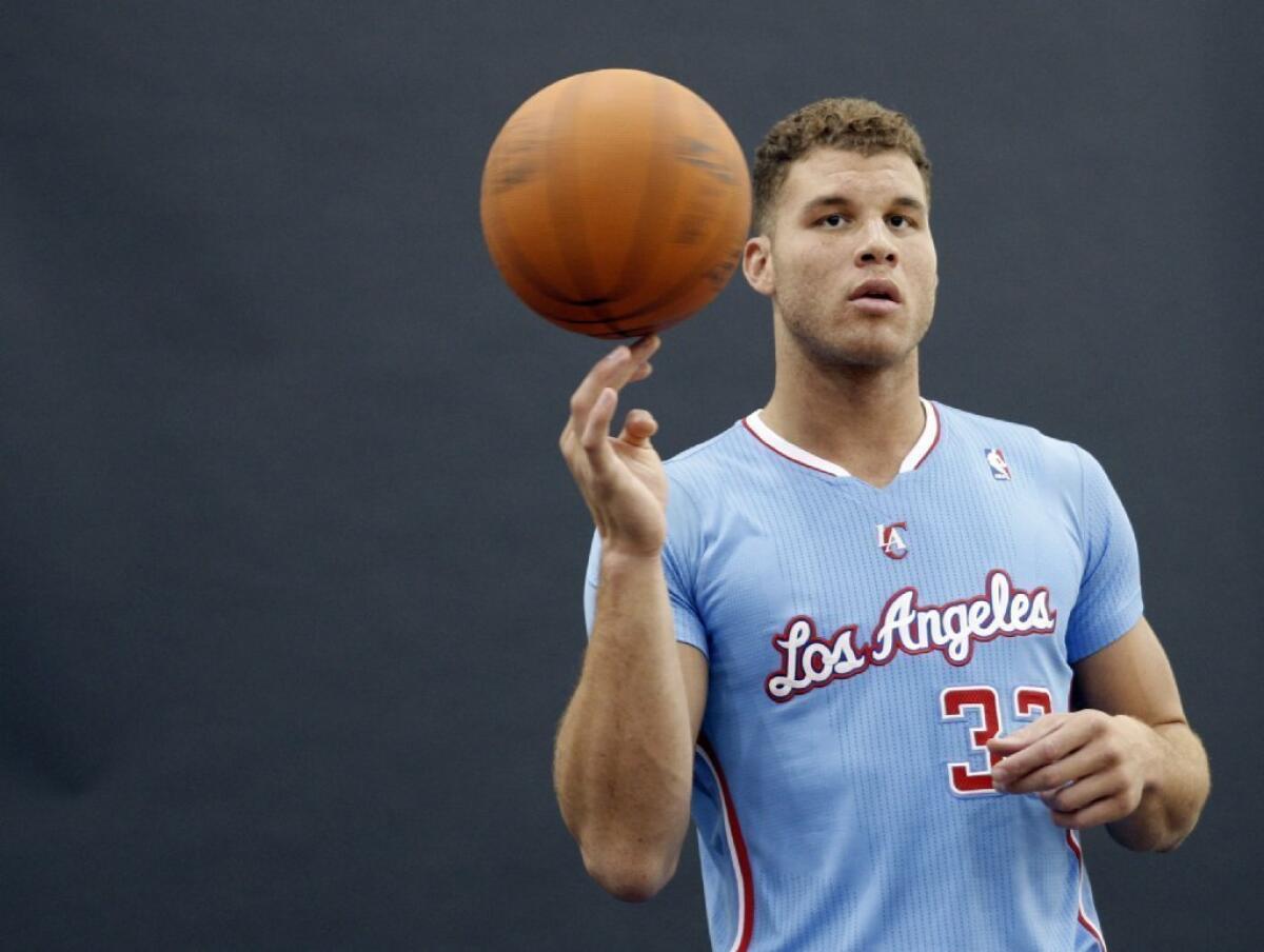Blake Griffin says his sore knee is fine.