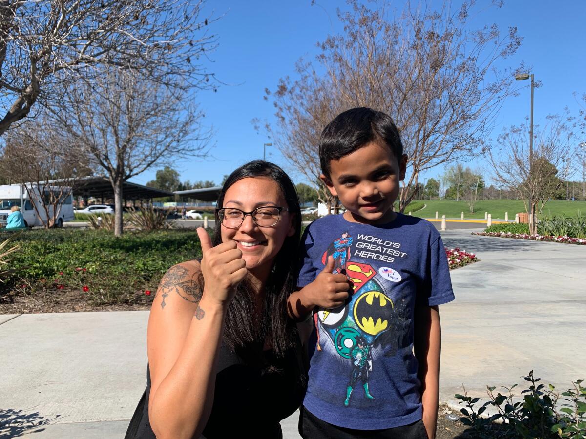 Marissa Jaques and her son Tyson