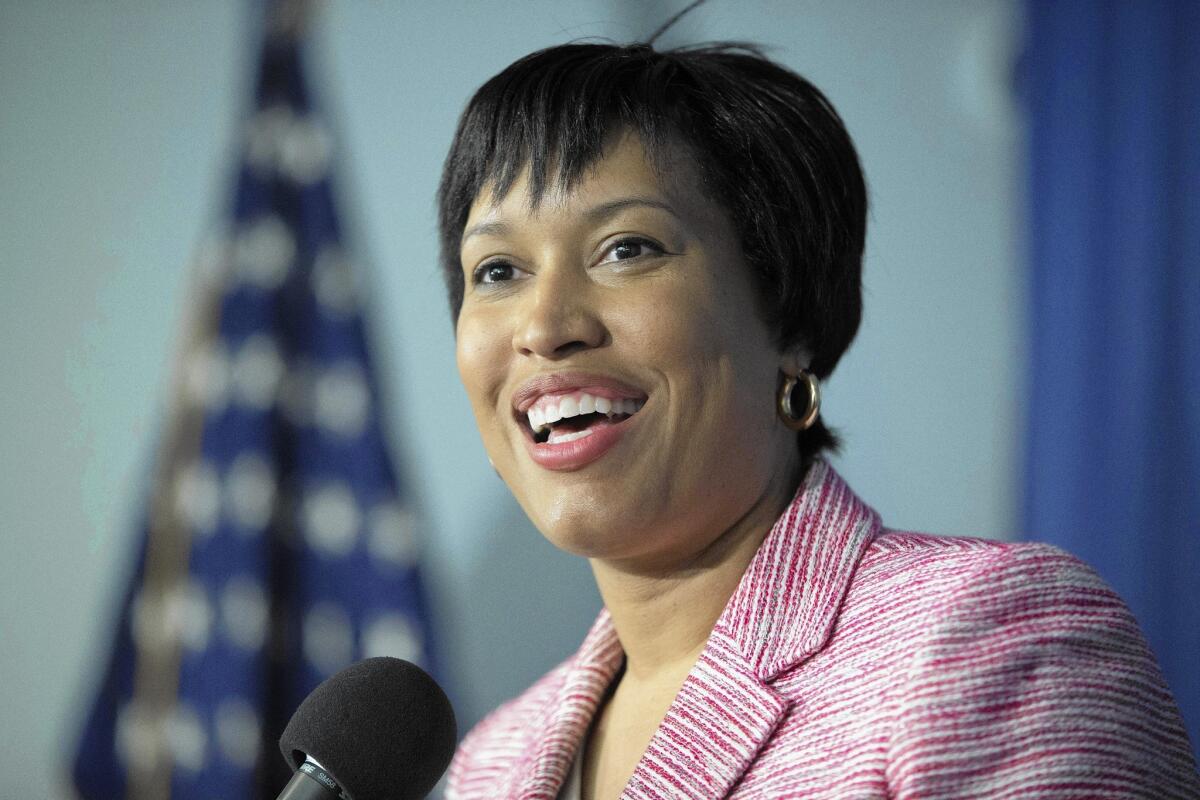 “Corruption in City Hall is unacceptable,” Muriel Bowser said in her victory speech after beating the scandal-tarnished incumbent mayor of Washington, D.C., in the Democratic primary.