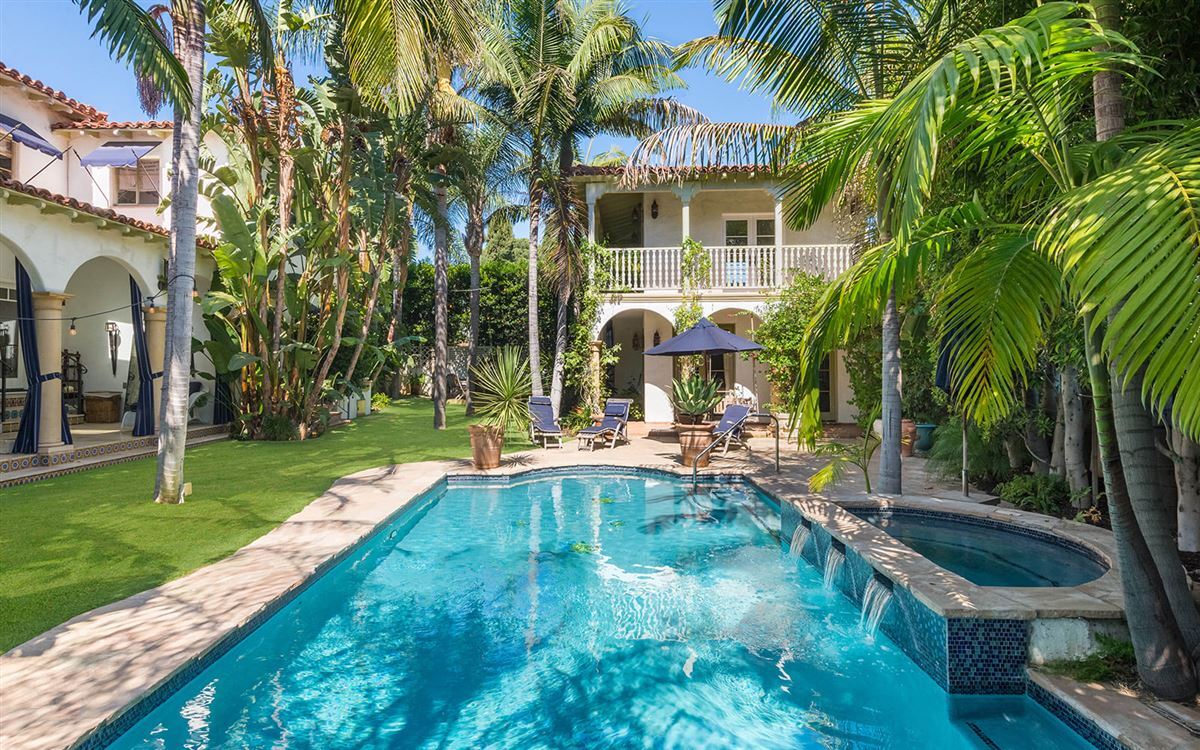 The Mediterranean Revival-style villa was built in 1935.