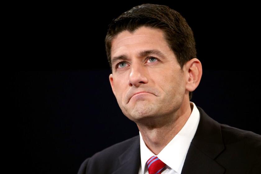 DANVILLE, KY - OCTOBER 11: U.S. Rep. Paul Ryan (R-WI) listens during the vice presidential debate at Centre College October 11, 2012 in Danville, Kentucky. This is the second of four debates during the presidential election season and the only debate between the vice presidential candidates before the closely-contested election November 6. (Photo by Chip Somodevilla/Getty Images)