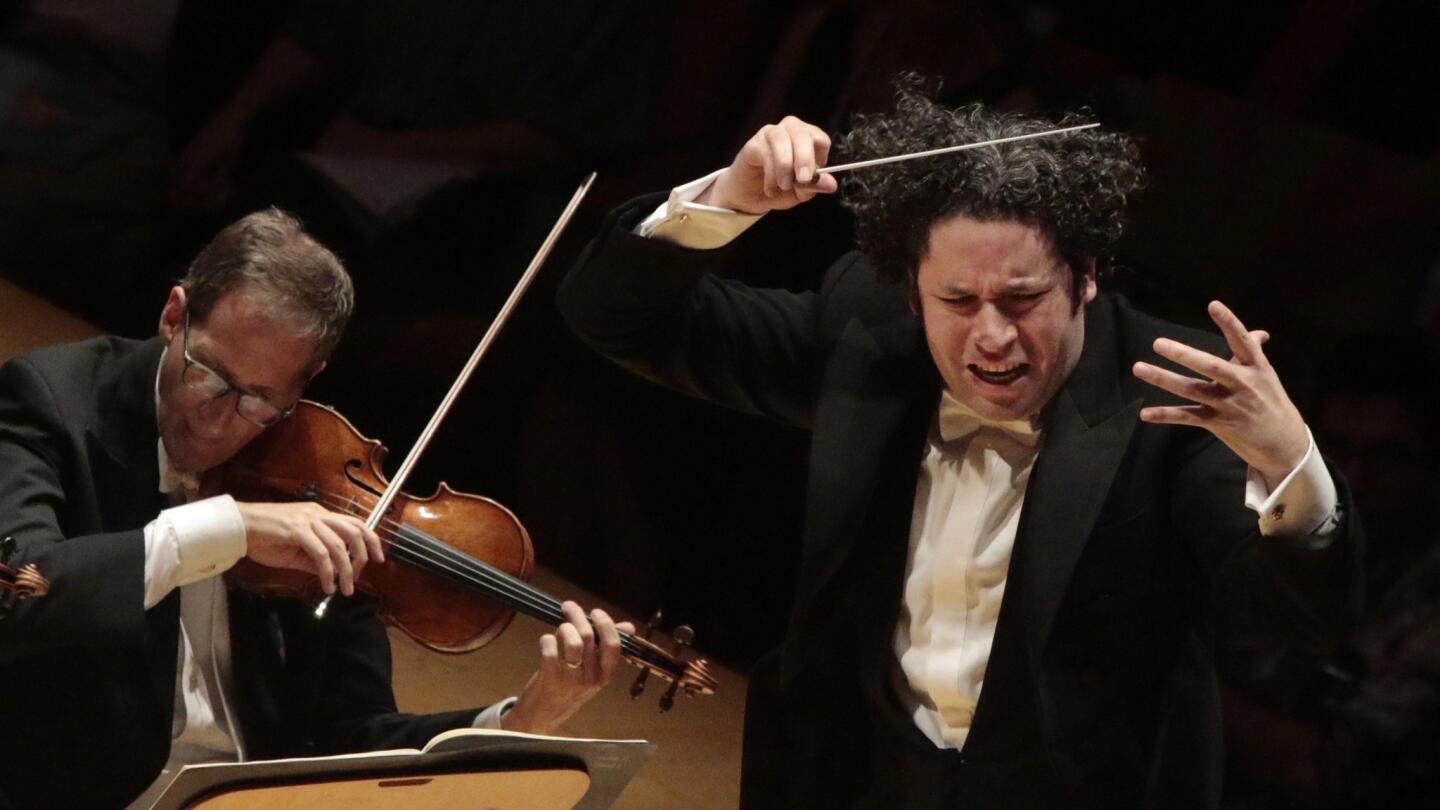 Gustavo Dudamel's probing performances of Beethoven's Fifth Symphony at the Hollywood Bowl, followed by his Mahler's Fifth in Walt Disney Concert Hall (pictured) revealed a young conductor's exceptional maturation in the seven short years since he had first performed these symphonies.
