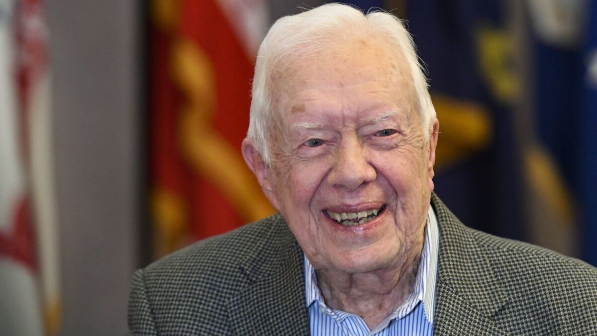 Former President Jimmy Carter, 93, responded quickly to treatment after he was diagnosed with a melanoma in his brain in 2015.
