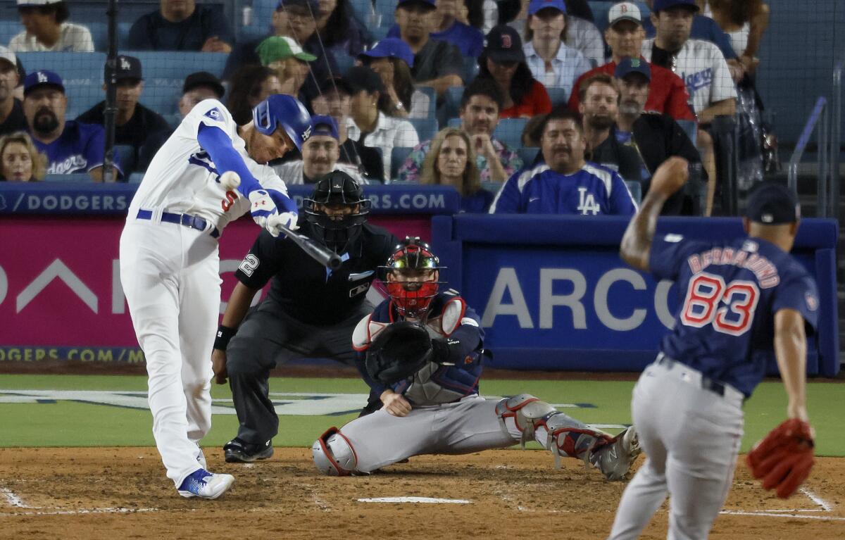 Freddie Freeman Grand Slam Powers Dodgers To Win Over Red Sox Los Freddie Freeman Grand Slam Powers Dodgers To Win Over Red Sox Los