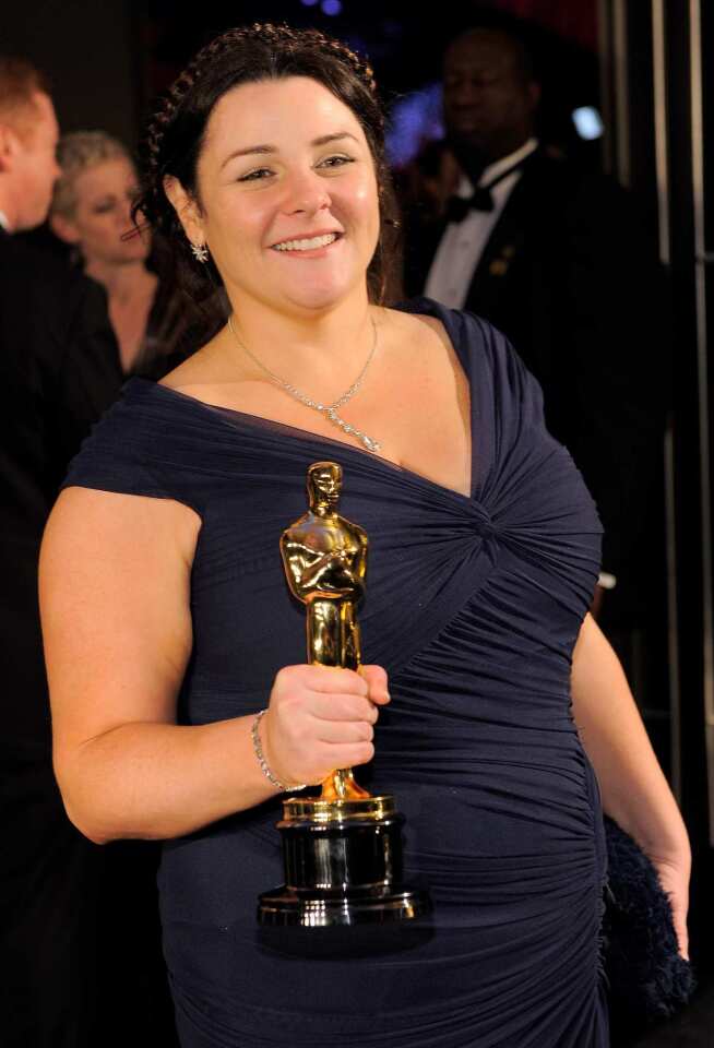 She and father Terry George won for live-action short for "The Shore," set in Northern Ireland.