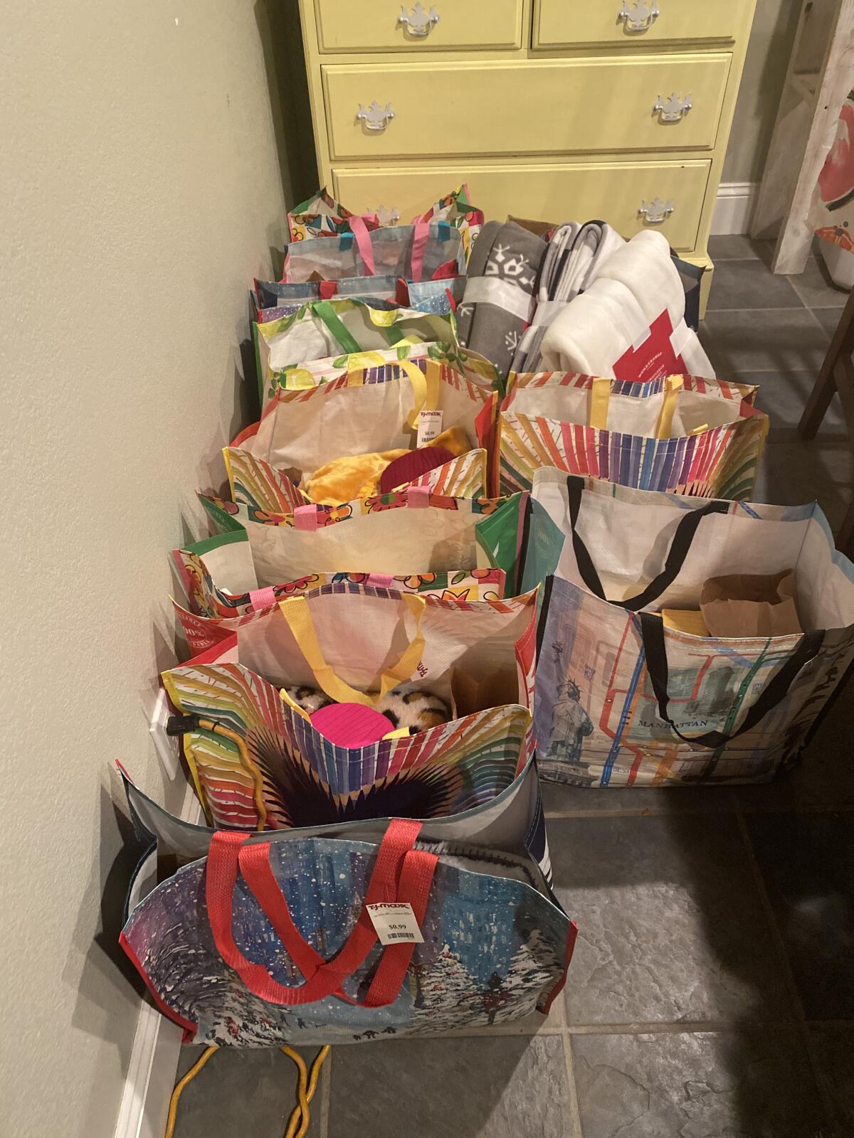 North County Justice Allies have put together meals and other donations for Safe Parking participants.