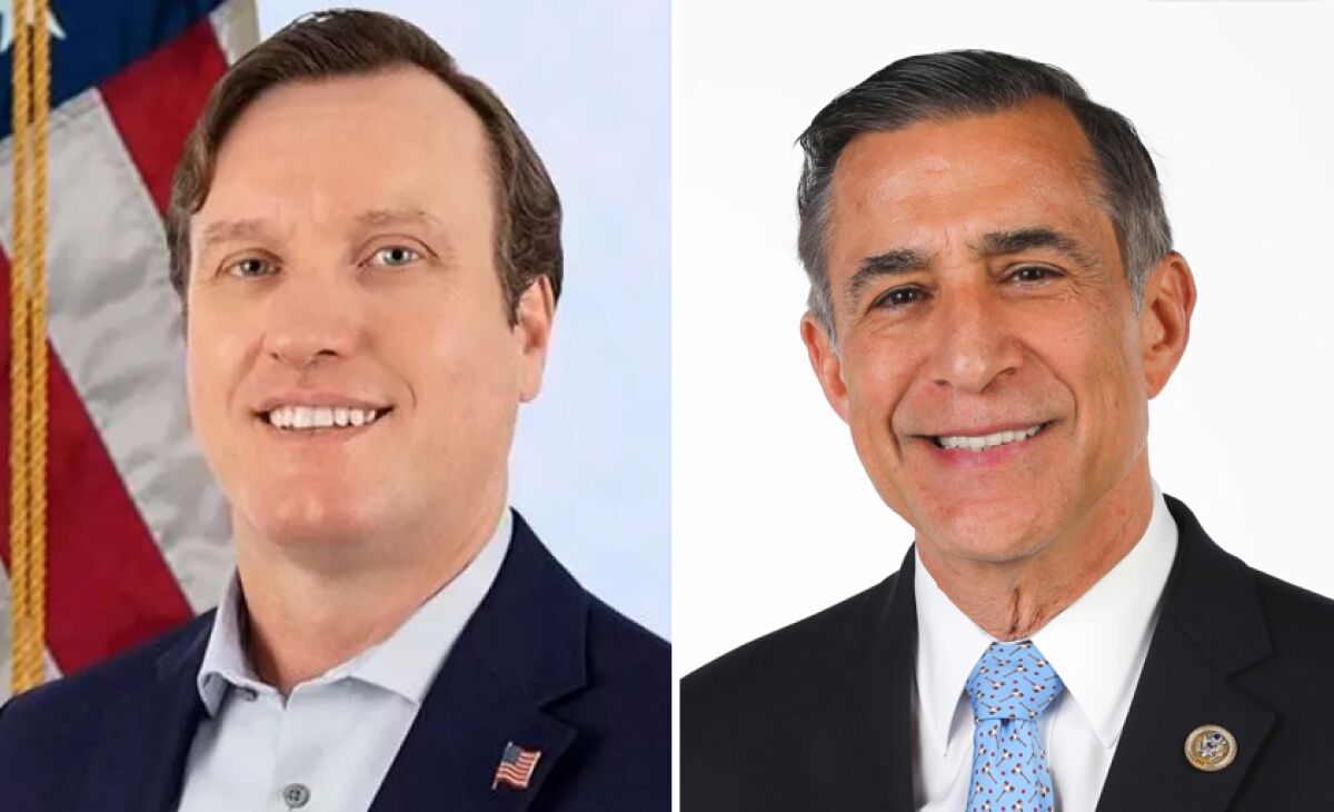Stephen Houlahan and Darrell Issa