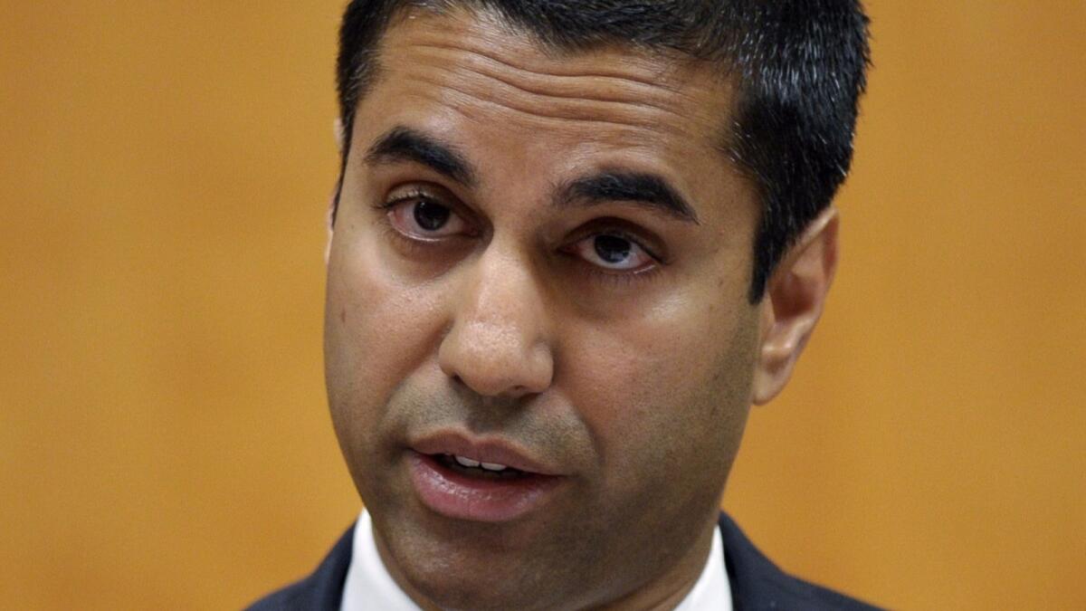 FCC chief Ajit Pai, shown in 2013, said Friday that the approvals of nine companies to participate in the Lifeline program "did not enjoy the support of the majority of commissioners."